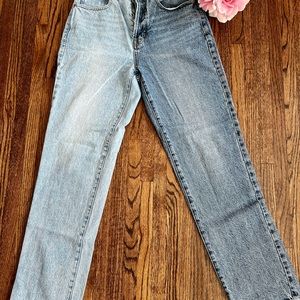 ❌SOLD❌Pacsun two toned high waisted straight denim